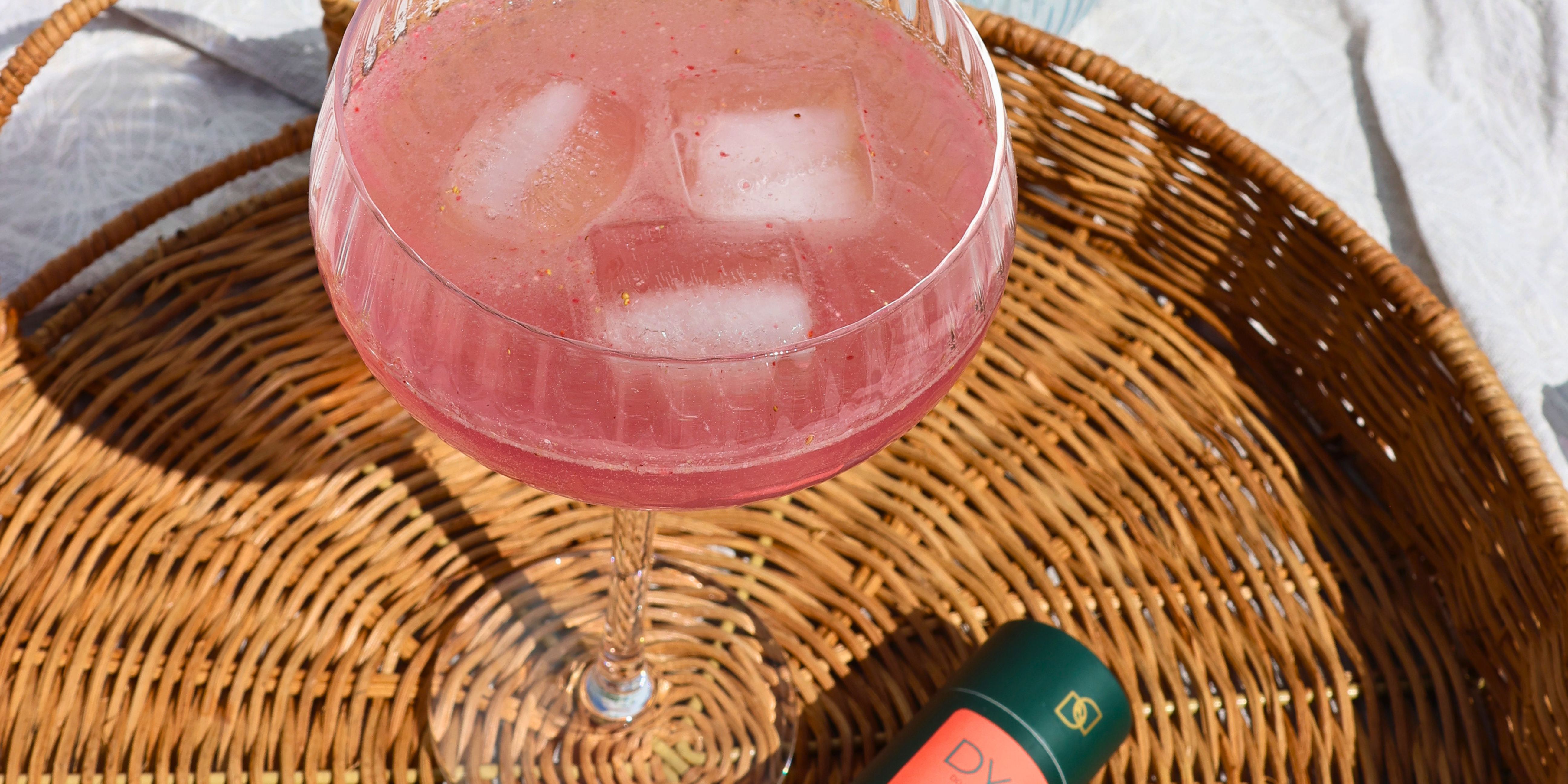 Cocktail pétillant et fruité à la poudre DYD Framboise - Pêche