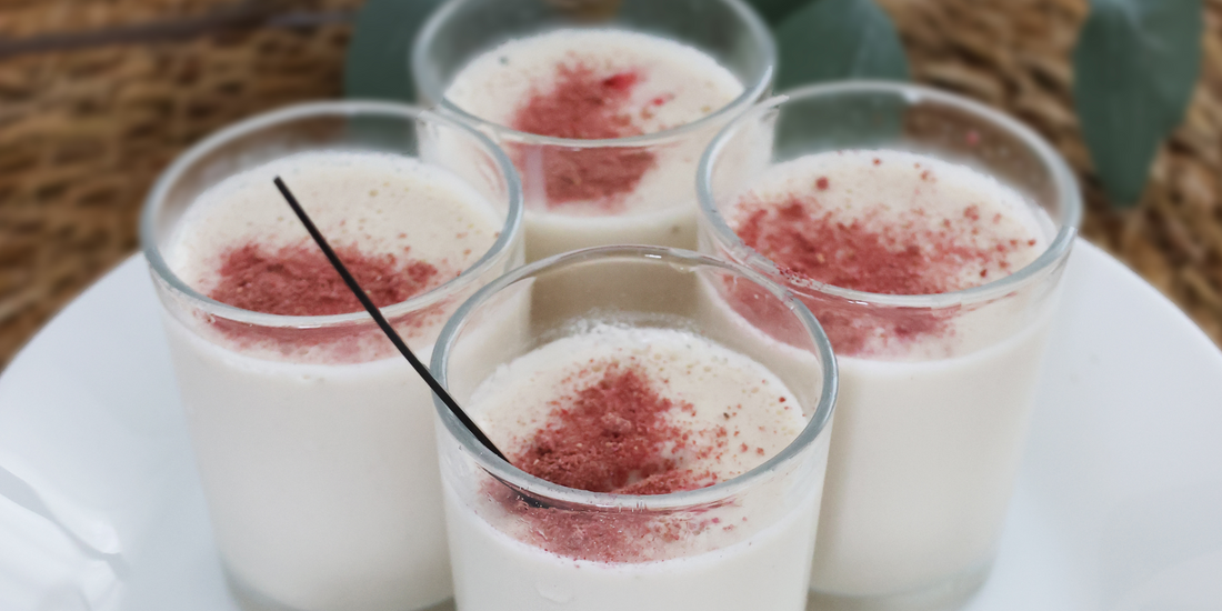 Panna cotta à la poudre DYD Framboise - Pêche