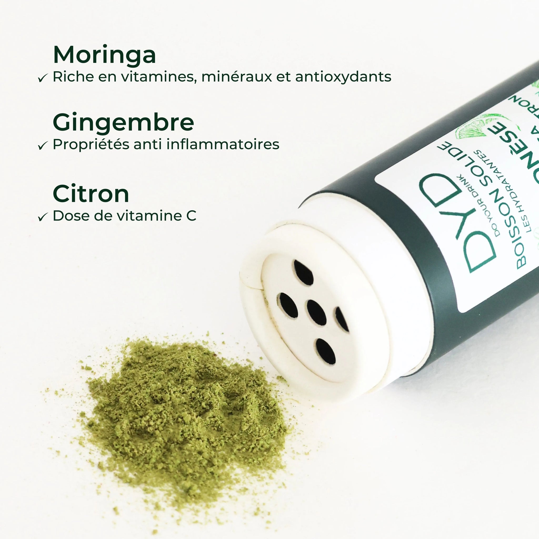 MORINGA, GINGEMBRE & CITRON